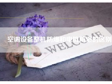 空調(diào)設(shè)備整機防爆和電機防爆的區(qū)別