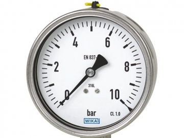 232.50, 233.50波登管壓力表，不銹鋼材質(zhì)