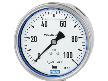 PG23LT波登管壓力表，不銹鋼材質(zhì)