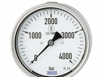 PG23HP-P波登管壓力表，不銹鋼材質(zhì)