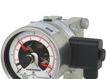 DPGS43HP.100, DPGS43HP.160帶電接點開關的差壓表