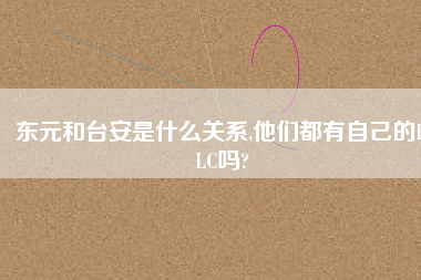 東元和臺安是什么關系,他們都有自己的PLC嗎?