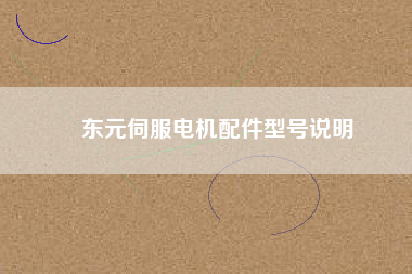 東元伺服電機(jī)配件型號(hào)說明 東元伺服電機(jī)配件型號(hào)說明